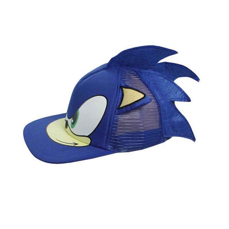 Мультяшная шляпа от солнца Соник Еж из мягкого дышащего материала для детей и взрослых