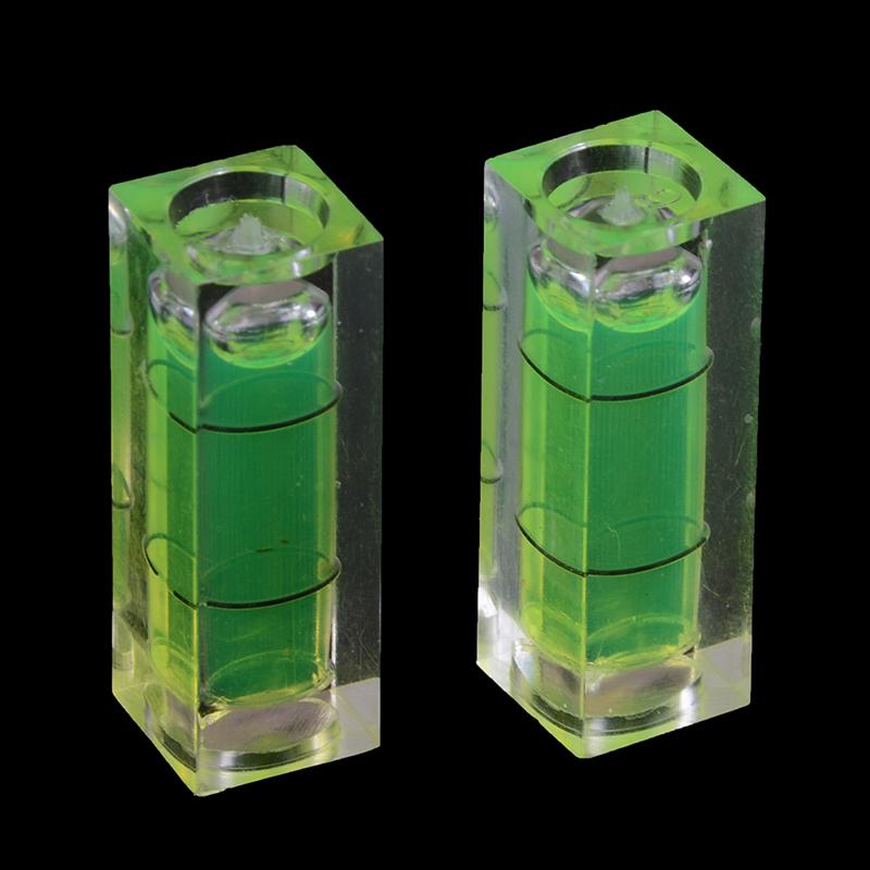 2Pcs Rectangular Cube Level Bubble Measurement Detector Tool KTY