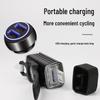 USB Rechargeable Aluminum Alloy Bicycle Headlight for Mountain Bikes