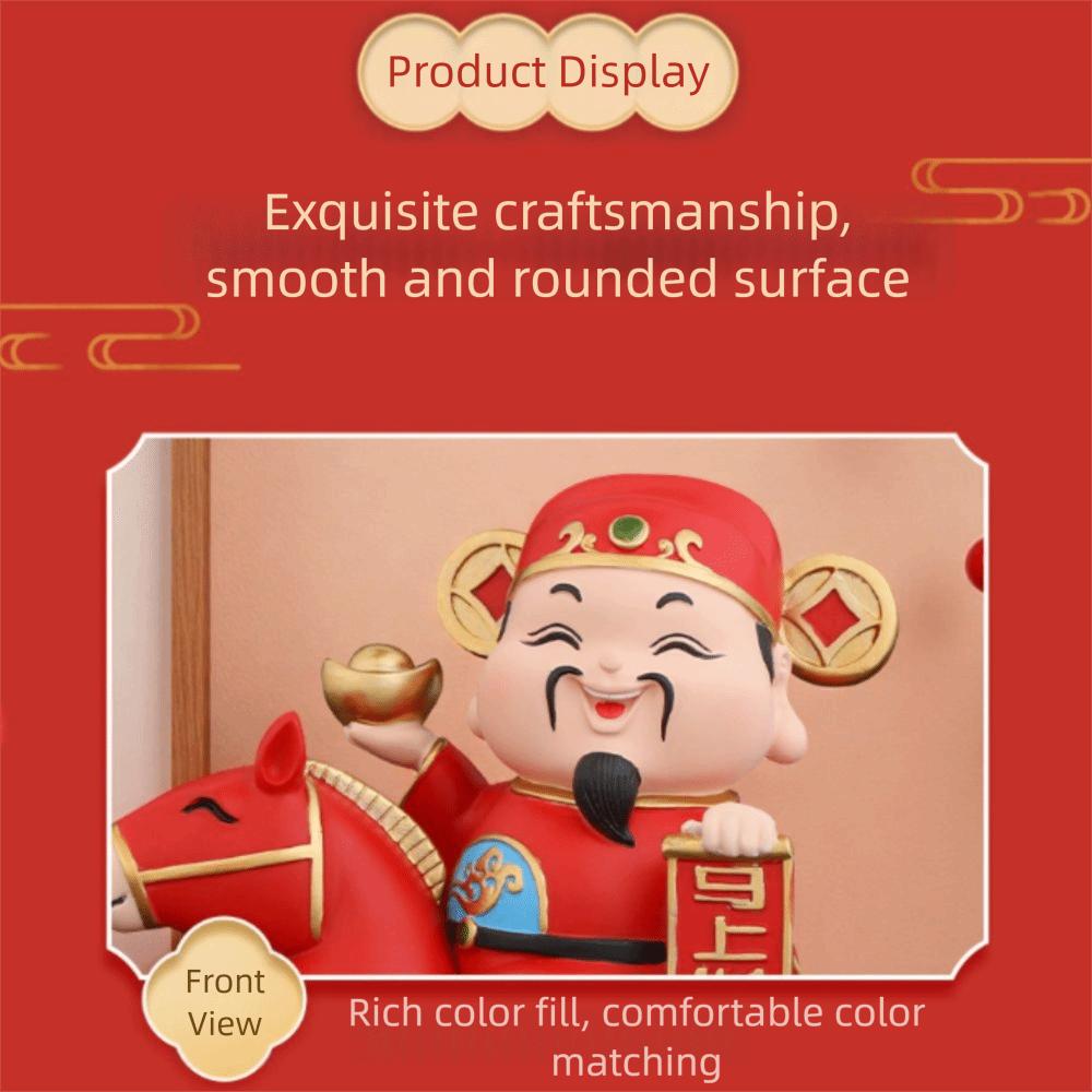 Новые фигурки лошадей в китайском стиле, декоративное украшение, счастливый талисман, бог богатства, символ богатства, дизайн года лошади