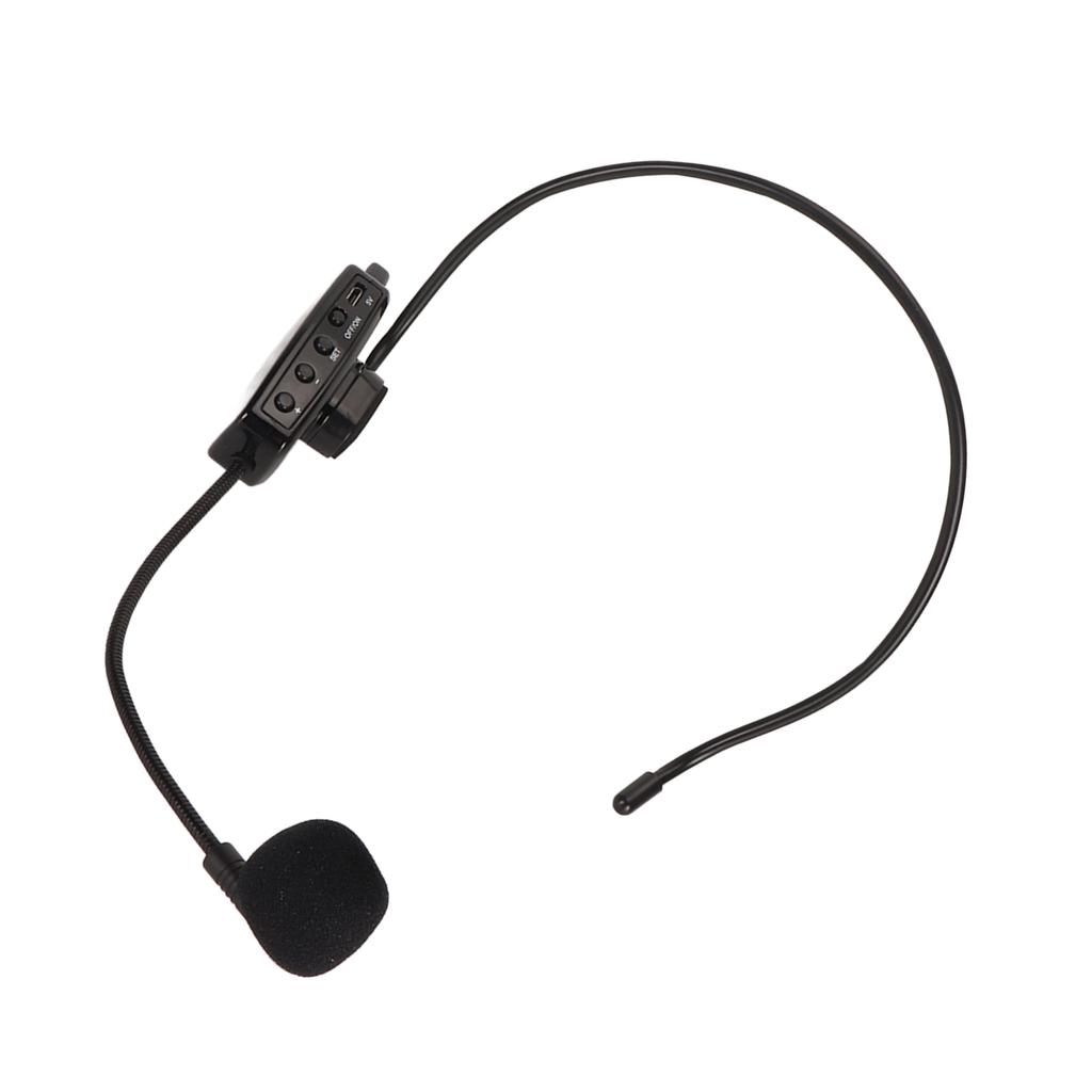 2.4G Беспроводная микрофонная гарнитура с шумоподавлением, стабильный беспроводной УВЧ микрофон-гарнитура для учителя, выступлений на открытой сцене