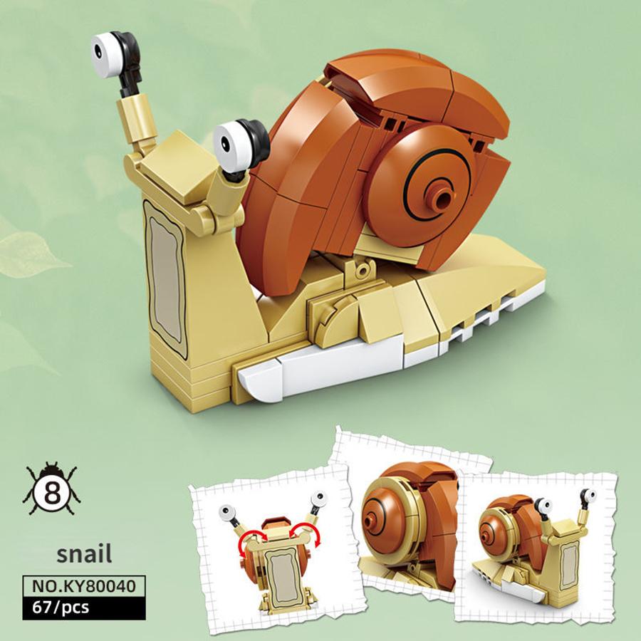 Модель Богомола-Орхидеи из Сборных Строительных Блоков, Модель Осы, Коллекция Насекомых Маленьких Животных, Игрушка-Модель, Пчела, Строительные Блоки, Сборная Модель