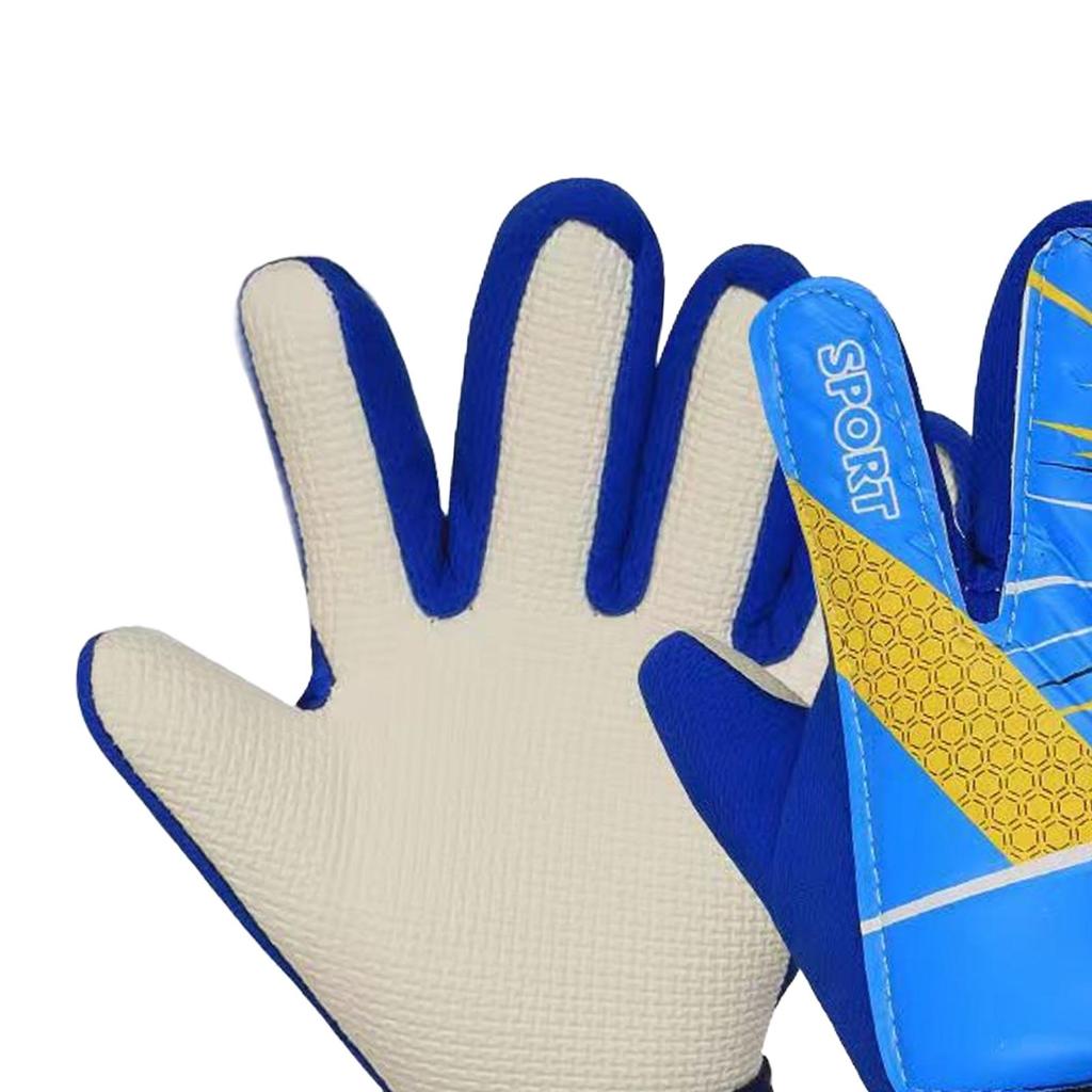 Adult Football Goalkeeper Gloves Sports Equipment Strong Grip Fashion Breathable Non Slip Finger Protection Goalie Gloves Mitts