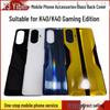 Стеклянная задняя крышка аккумулятора корпуса для Redmi K40/K40 Pro/K40 Enhanced Game Edition (Нет логотипа)