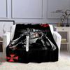 Crusade Cross Templars Knight Printed Blanket Flange Warm Blanket Bed Linings Picnic Blankets Home Travel Born Birthday Gift