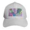 Vibrant World II abstract oil painting Baseball Cap derby hat sun hat Sunscreen Big Size Hat Unisexs Caps Womens