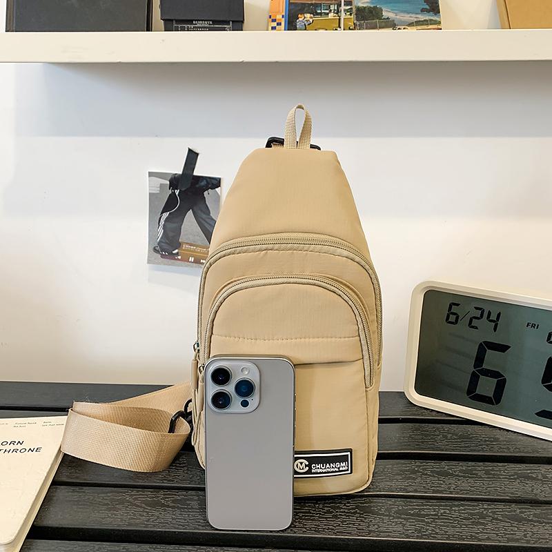 Нагрудная сумка Легкая студенческая сумка через плечо для верховой езды Многофункциональная поясная сумка с несколькими отделениями Сумка для мобильного телефона