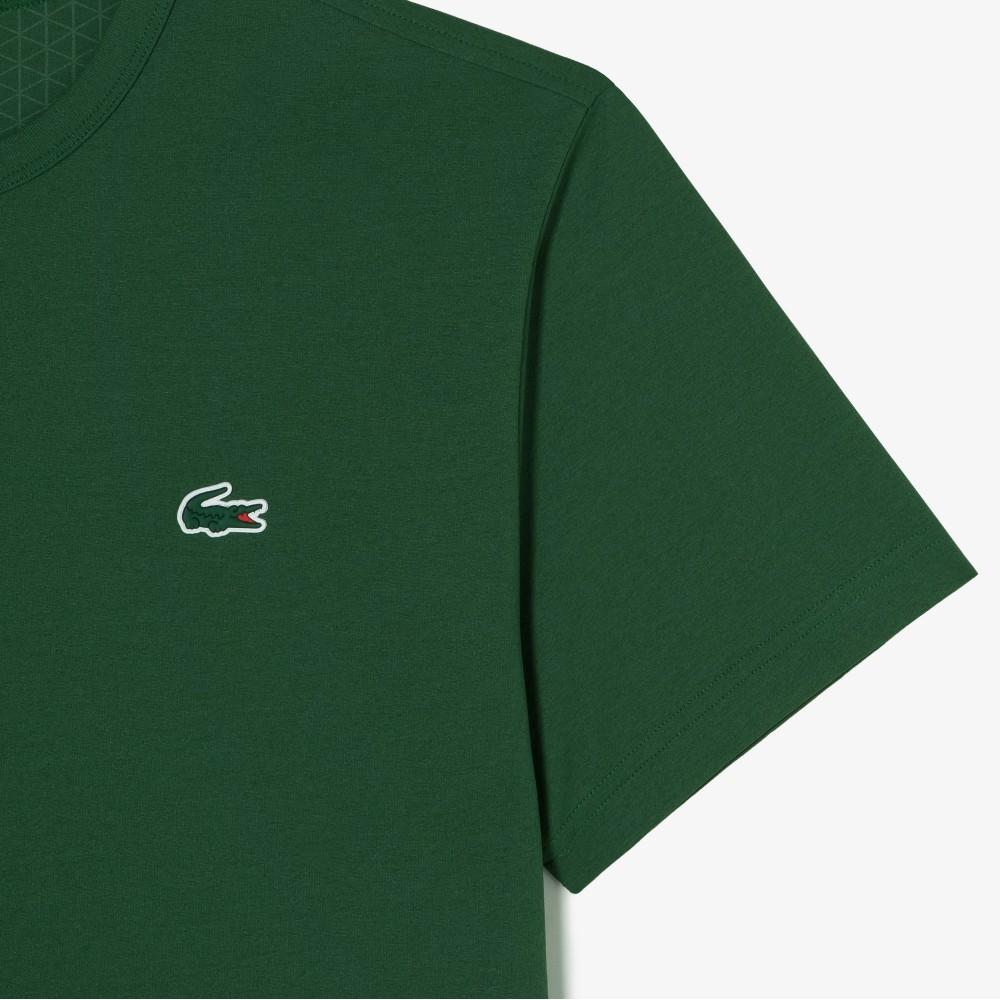 Lacoste Мужская футболка с охлаждающим принтом, короткий рукав TH769E-56G132