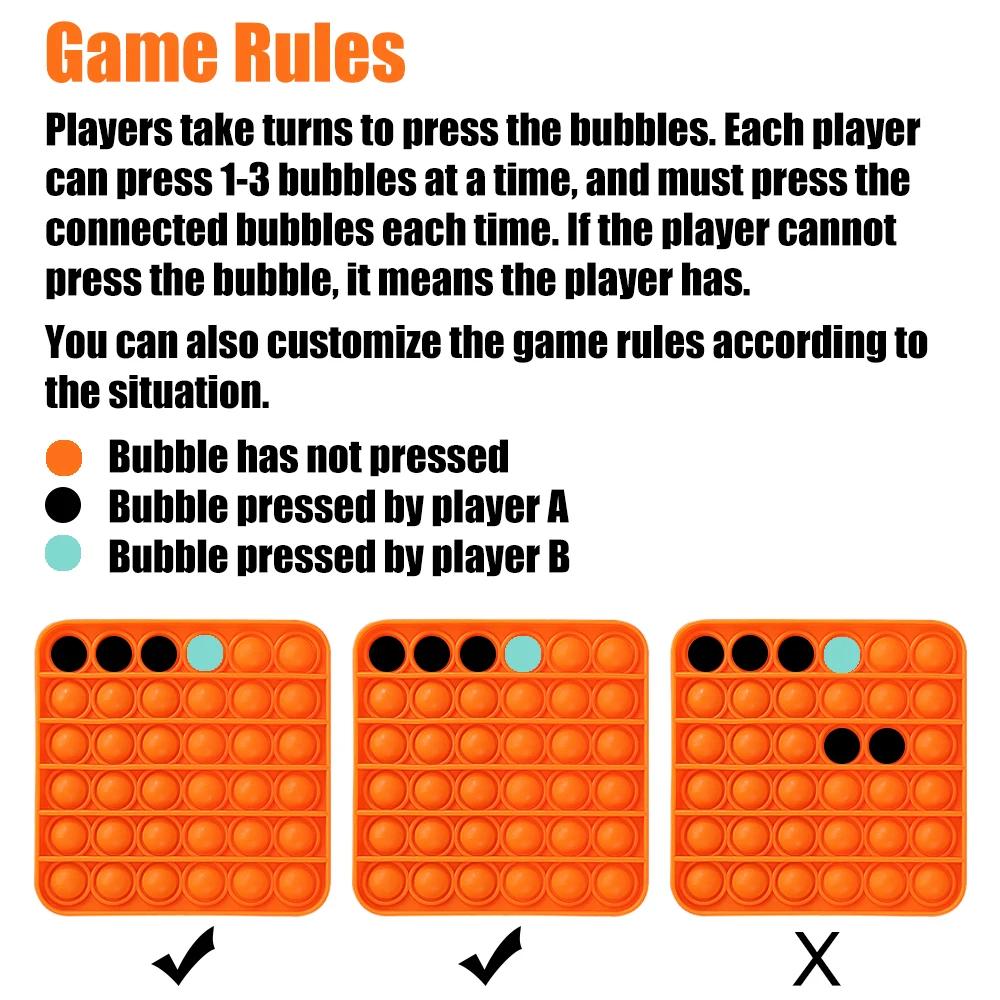 Игрушки Pop It Fidget Сенсорные игрушки Игрушки для снятия стресса Набор для детей и взрослых Радужные антистрессовые инструменты Офисные игрушки для снятия стресса