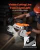 20V Portable Band Saw Kit, 127 mm x 115 mm Cutting Depth, AC 220V, 360W Bandsaw with Brushless Motor, 4.0 Ah Battery, Cordless and Compact Portaband,