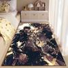 Stylish Anime Duo Battle Scene suitable as a non-slip mat for the living room or bedroom sofa