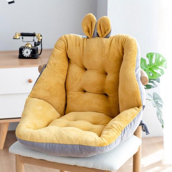 Короткая плюшевая подушка для сиденья с рисунком из мультфильма, износостойкая ультра-толстая супер мягкая мягкая подушка для сидения, декор подушки для стула