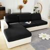 Jacquard Fabric Sofa Seat Cover For Living Room Removable Solid Colors Couch Slipcover Thicken Elastic Furniture Protector