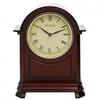 Wm. Widdop Dark Walnut Finish Arched Mantel Clock
