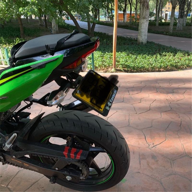 Z400 NINJA400 250 Держатель номерного знака Кронштейн светодиодного фонаря для Ninja400 Ninja250 Z400 2018-заднее хвостовое крыло