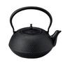Tonami Shoten Nambu Iron Kettle, Flat, Arare, IH Compatible (Black), 1.5L, 1999-11