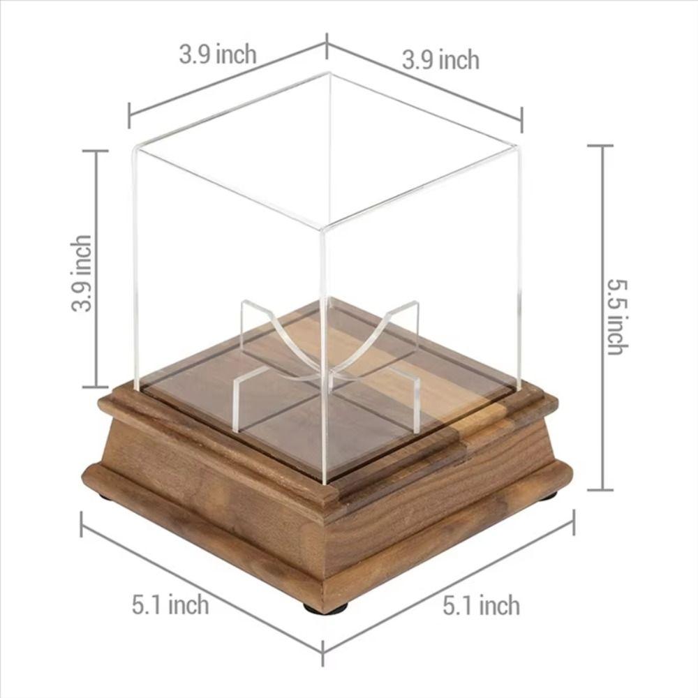 Acrylic Cube Baseball Display Case Ball Holder Baseball Holder Baseball Box Autographed Balls