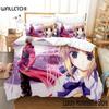 3D Print Anime FateStay Night Unlimited Blade Works Bedding Set Cartoon Anime Three-piece Set Adult Kid Bedroom Duvetcover Sets