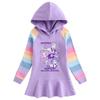 Girls Kpop Rumi Zoey Mira Hunters Heat Transfer Printing Hooded Dress