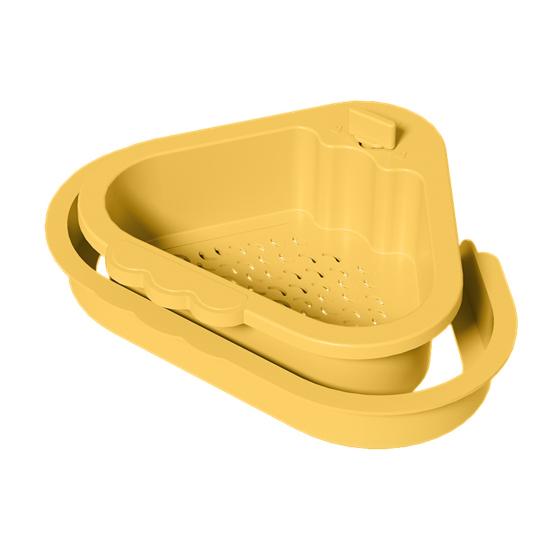 Sink Drain Basket With Fine Mesh Touchless Garbage Disposal Double-Layer Structure Sink