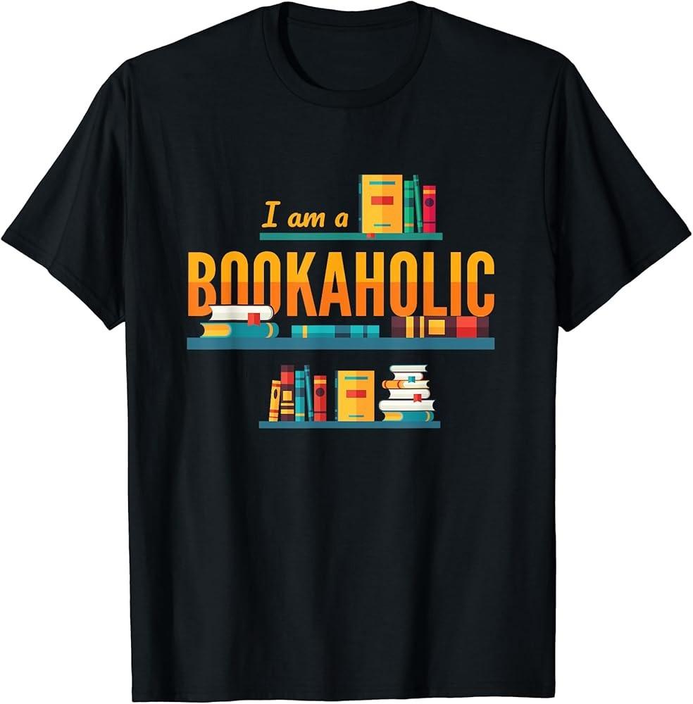 Я книголюб Забавная футболка для чтения книг Подарок Унисекс Футболка