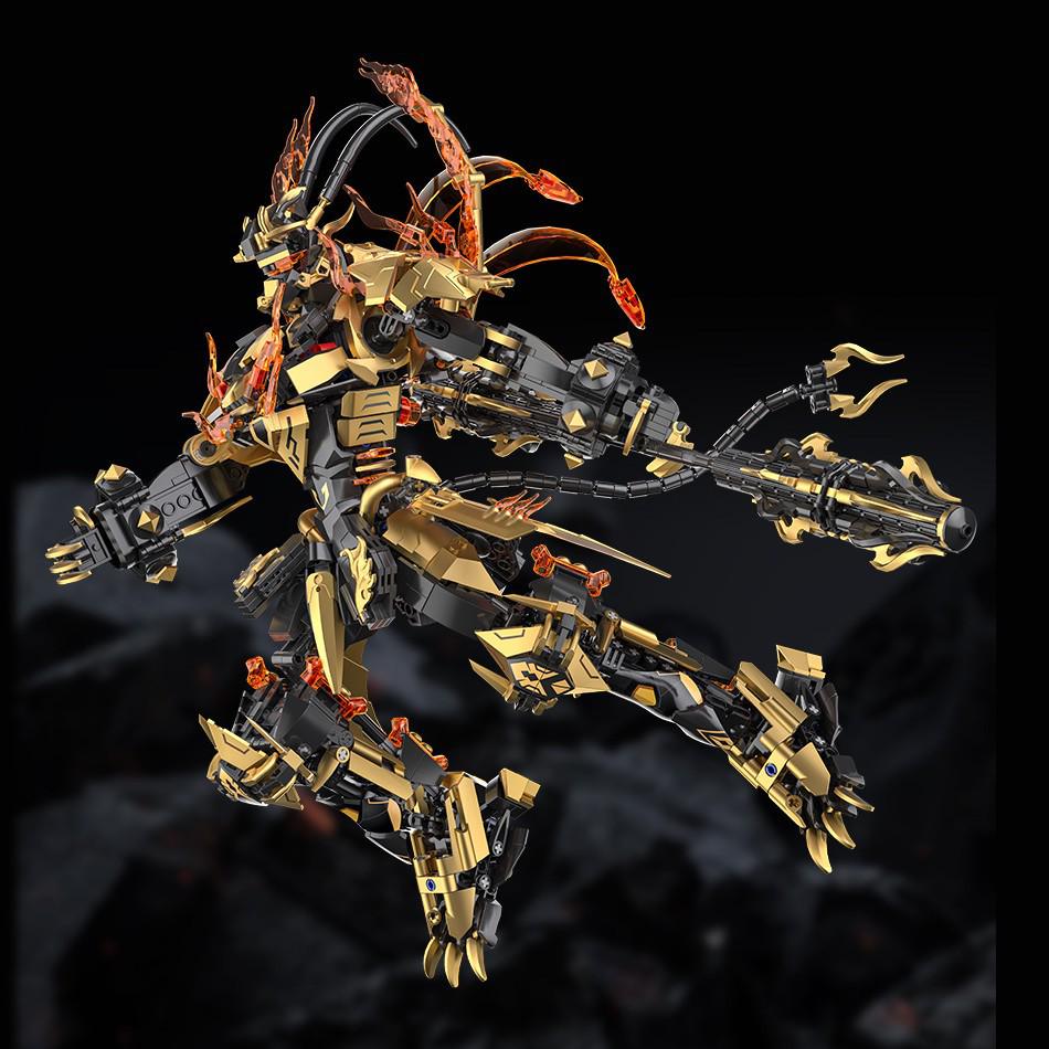 DG7102 Черный Pan Wu Gu Kong Меха Модель Строительные Блоки Игрушка Подарок для Мальчиков