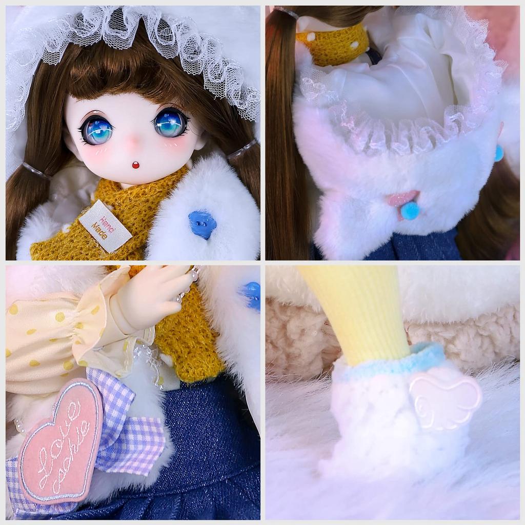 Кукла ICY Fortune Days BJD, полный набор, стиль аниме, второе поколение, окрашенная подвижная фигурка, 1/4, возраст 8+ (Овец)