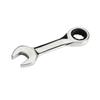 CR-V Steel Stubby Ratcheting Combination Wrench 8mm-17mm Ratcheting Spanner  Auto Repair