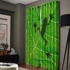 Frog Shadow Leaf Plant Natural Window Curtains Curtains for Living Room Decorative Items Living Room