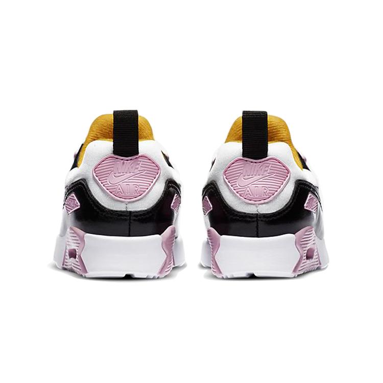 Nike Air Max 90 На липучках Низкие Беговые Кроссовки Черно-Розовые Для Младенцев И Малышей 881924-022