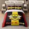 Custom Bedding Set Watford FC Pattern, Print Name Text 1 Duvet Cover plus 2 Pillowcases Home Textile