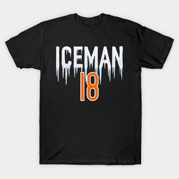 Asian Size Men Black Print T-shirt Caleb-Williams No-Cut Heat Transfer Print Cotton Tshirt