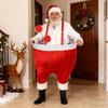 Yousheng Santa Pants Snowball Fight Kit Red And White Fake Snowball Activity Christmas Party Toss Game with 20 Snow Balls for Family Indoor Outdoor