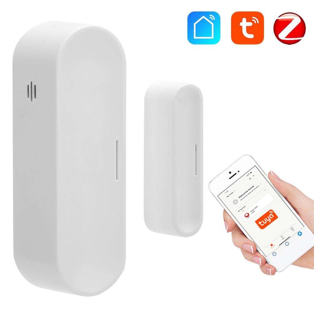 Smart Door Sensor ZigBee AntiTheft Remote Monitoring EarlyWarning Notification for Tuya DC5V 1A