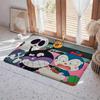 Cartoon A Anpanman Floor Mat Eco  Flannel Doormat Non Slip Odorless Indoor Floor Rug Soft Short Plush Home Mat