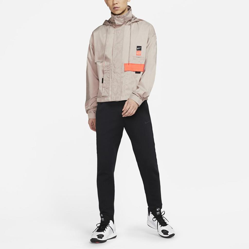 Nike KD Swoosh тканая баскетбольная куртка с вышивкой Мужская верхняя одежда цвета хаки CV2404-245