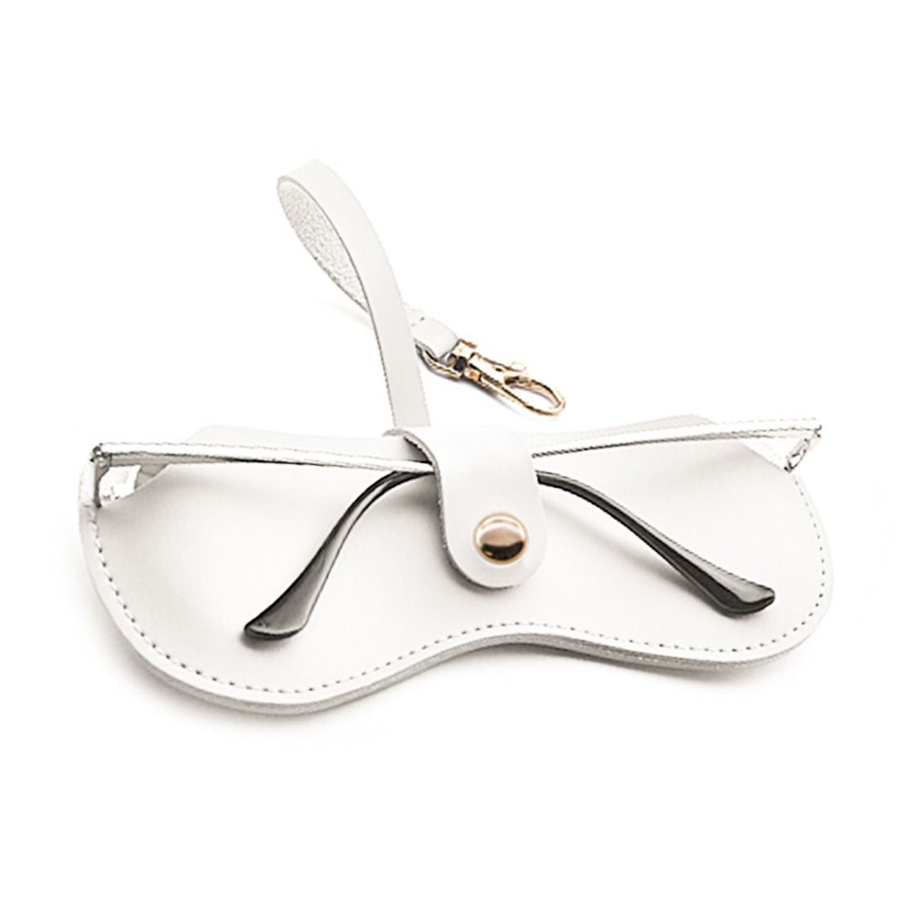 Travel Handmade Hanging Wrist PU Leather Glasses Storage Box Sunglasses Case Glasses Bag