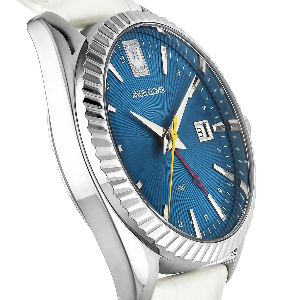 Часы Saint Seiya Collaboration Hyuga Model Collaboration Blue Dial Stainless Steel Quartz 38MM Regular Guarantee White [Angel Clover] GR39S-CYG