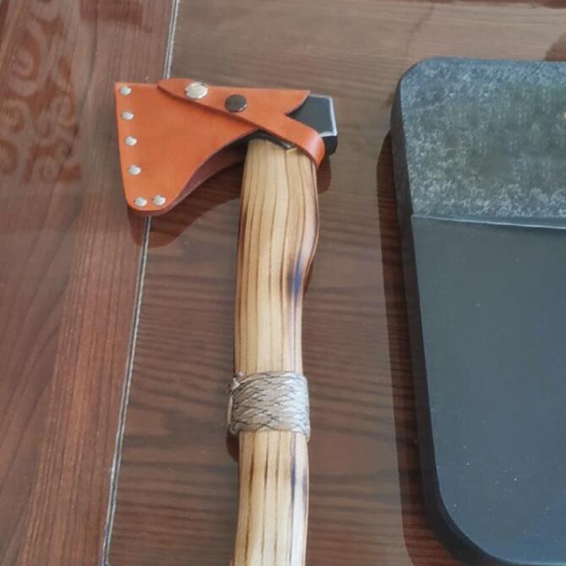 Кожаный чехол для топора, ножны для топора, практичные ножны для топора, чехол для походного лезвия, прочные защитные чехлы для топора