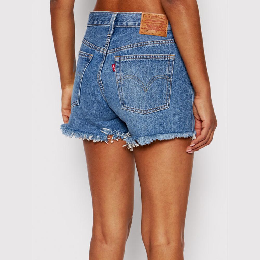 Levi's 501 Shorts Cotton Blue
