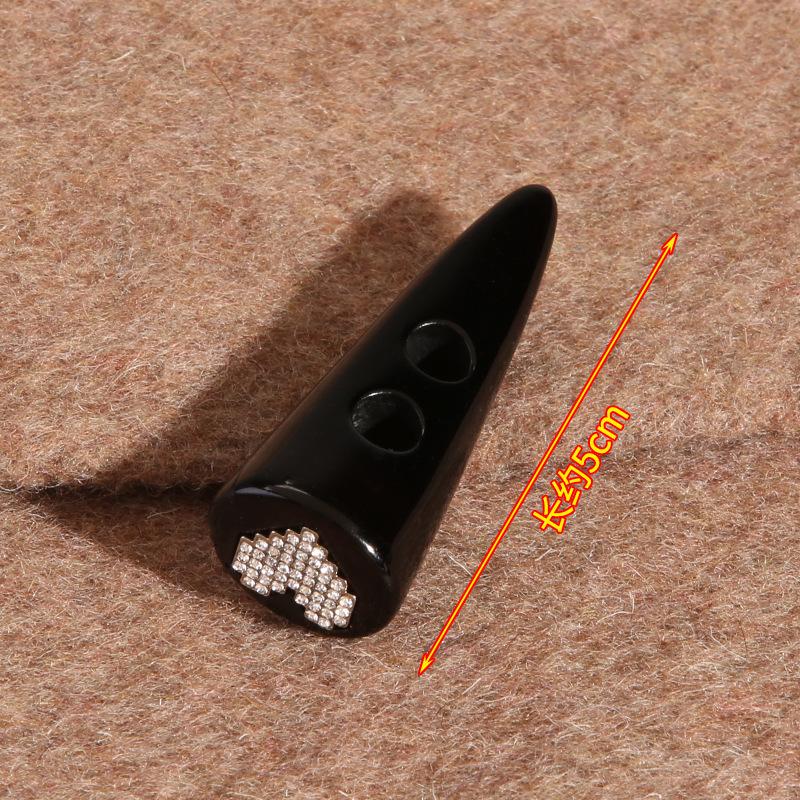 10Pcs Resin Horn Buttons Men'S And Women'S Clothes Tops Coats Trench Coat Buttons High-End Children'S Sweaters Cardigan Button Accessories