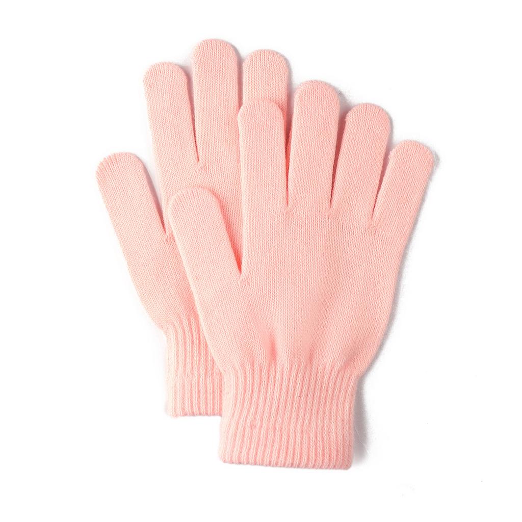 Warm Solid Color Gloves, Cold Resistant Knitted Gloves, Unisex Cycling Gloves