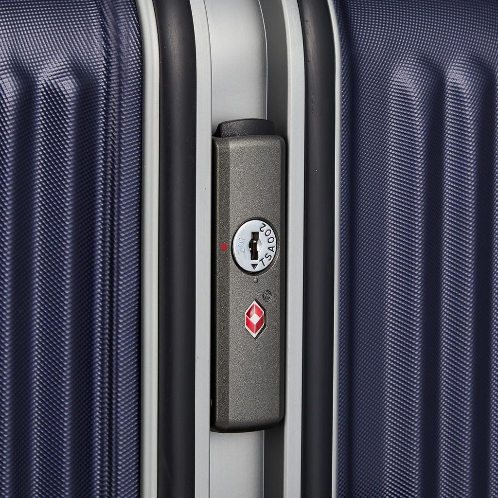 Одобренный TSA Замок Рама 19 Большой Двойное Колесо Стопор Темно-синий [Разумно] Рама/Искровой Чемодан, Ручная кладь, Дюймы, Легкий, Многофункциональный, Вместимость,