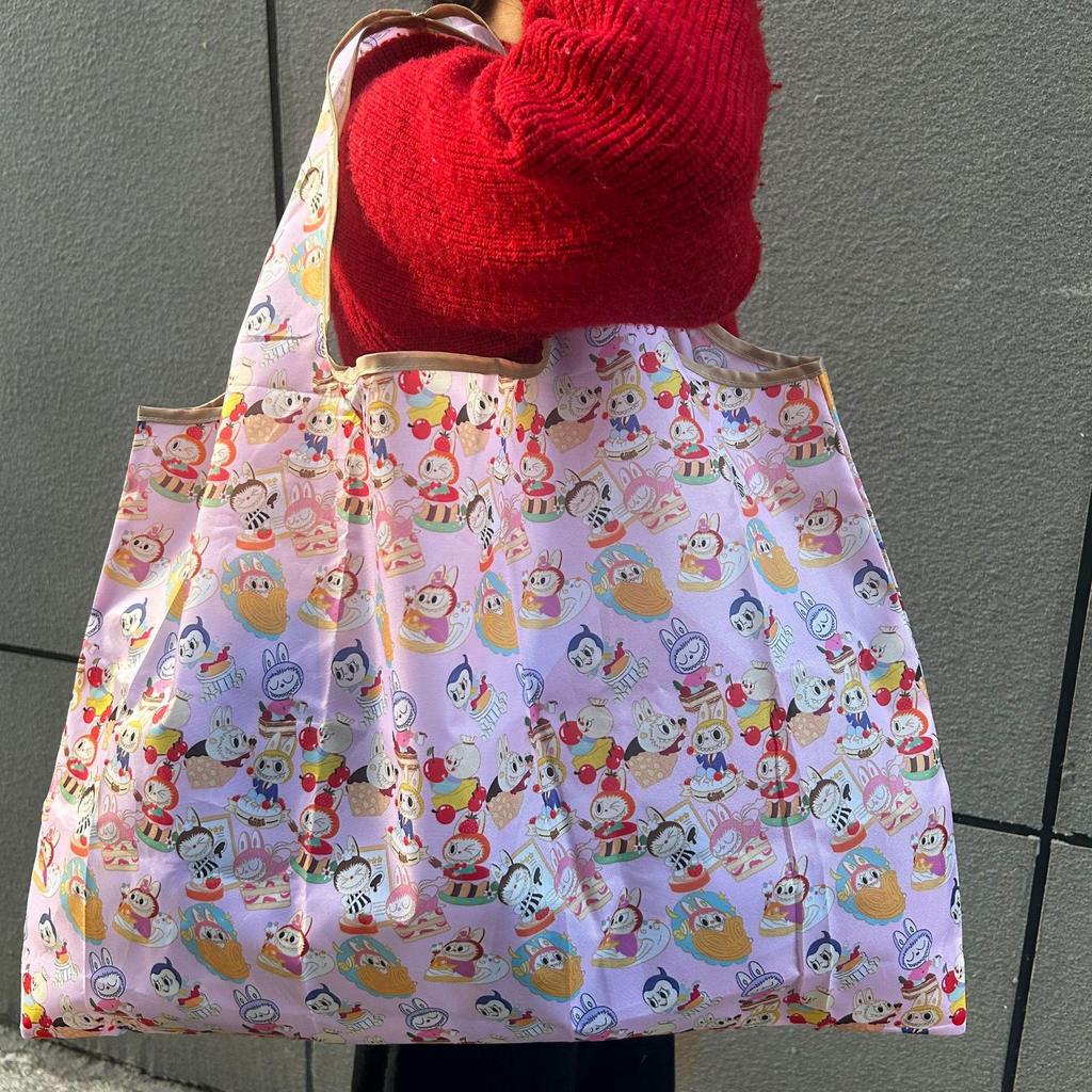 Eco-Friendly Foldable Large Capacity Shoulder Shopping Bag for Women