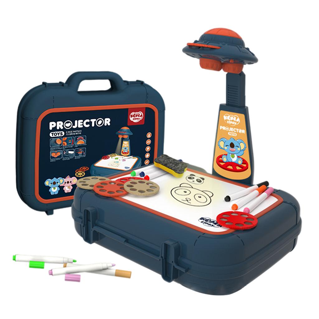 LED Projector Art Drawing Kids Painting Board Desk for Toddlers Boys