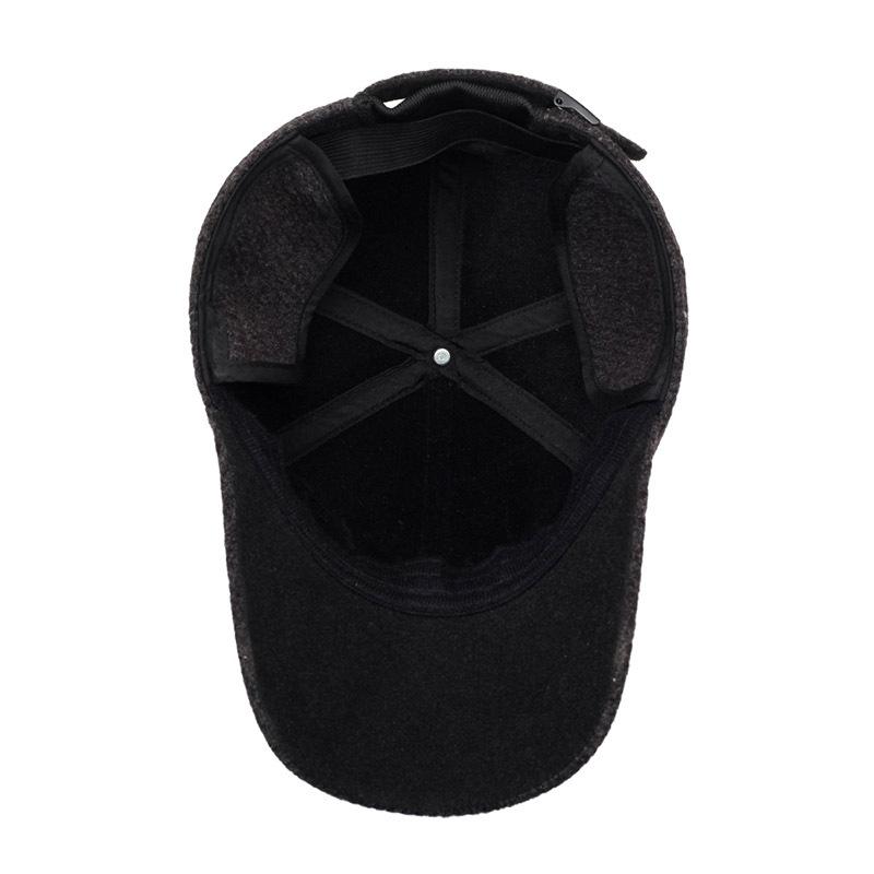 Теплые шапки для людей среднего и пожилого возраста, простые и модные уличные защитные наушники, бейсболки, солнцезащитные кепки и кепки с солнцезащитным козырьком, мужские