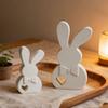 Easter Bunny Plaster Mold 3D Resin Mold Creative Aromatherapy Candle Mold  Home Decor