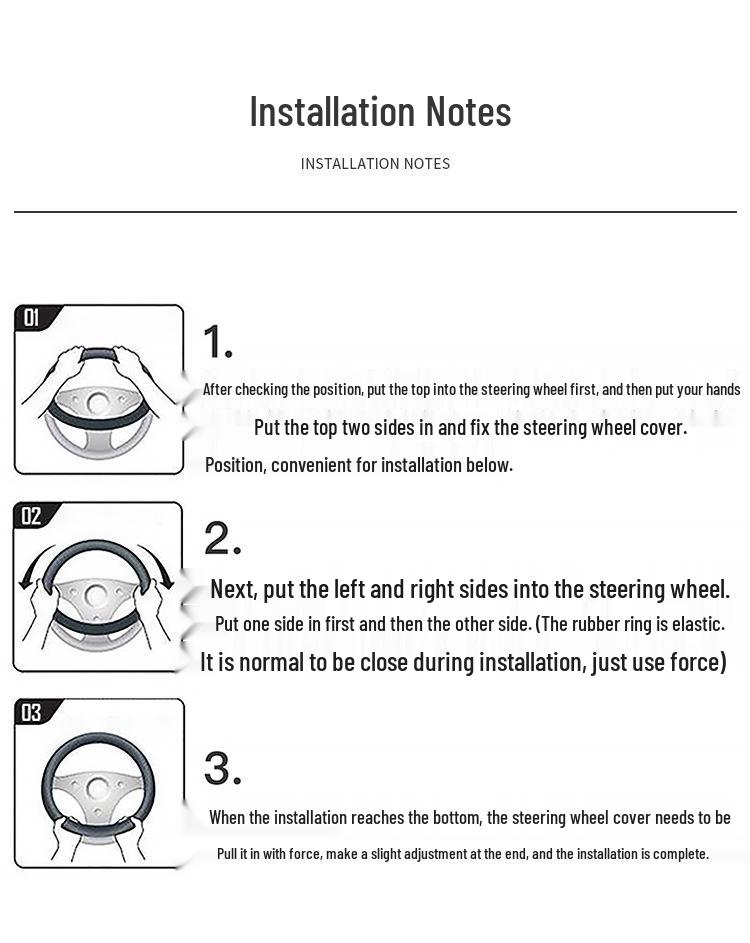 Steering Wheel Cover for BMW 2024 3, 4, 5, 7 Series, 2025 3 Series 325Li/330, X3