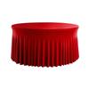 Round Tablecloths,High-Density Black Polyester Covers, Wrinkle Resistant,for Dining,Banquets, Buffet Parties,Wedding Table Cloth