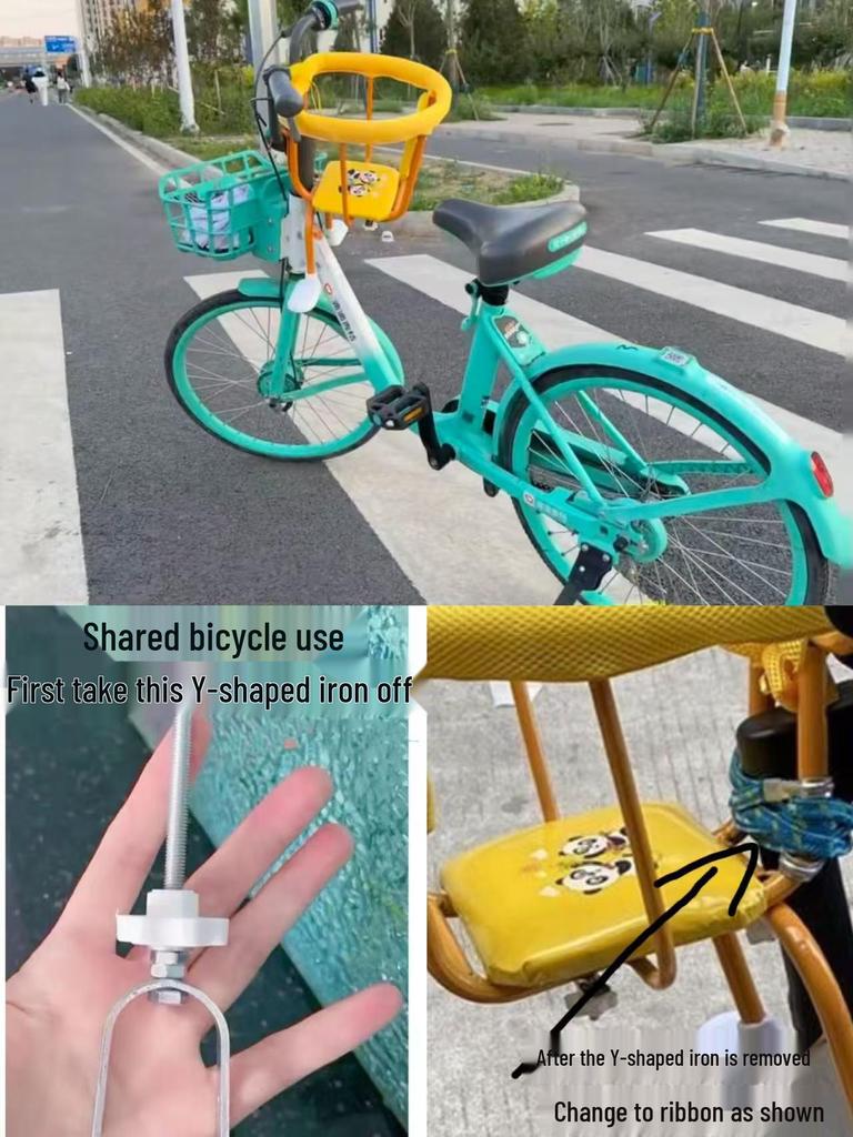 Детское сиденье для велосипеда, переднее/заднее, двойного назначения